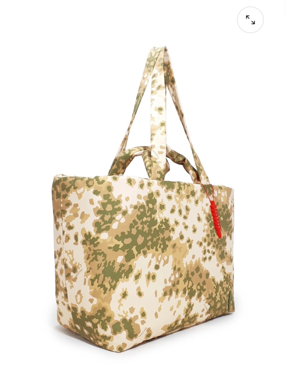 Desert Camo Canvas Tote Bag - Neutral Camouflage